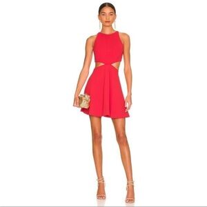 Alice + Olivia Red Mini Dress